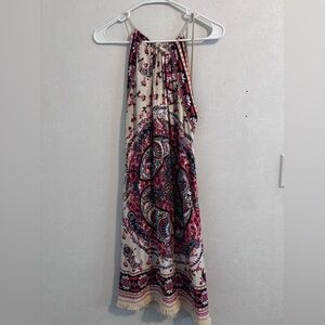 Chelsea & Violet | Halter Boho midi dress | Women’s XS